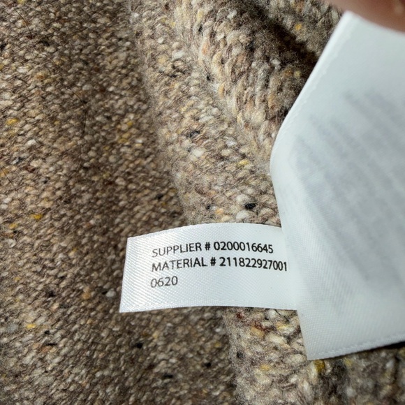 Ralph Lauren Sweater with Yellow RL on Beige/Grey Knit Men’s Size Medium - Picture 5 of 6